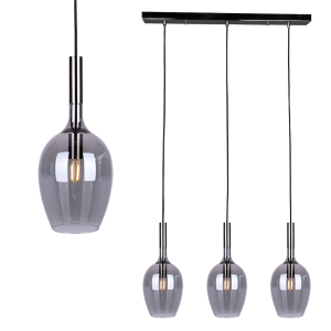 Lampa wisząca LUGANO SMOKED 3xE14 I ML8814