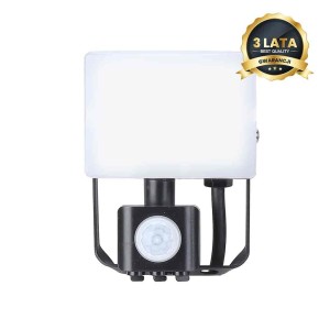 Naświetlacz LED 10W PIR 950lm 5000K I EKN9017