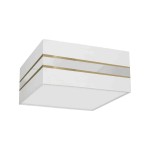 Lampa sufitowa Kwadrat Ultimo 2xE27 Biały I MLP7347