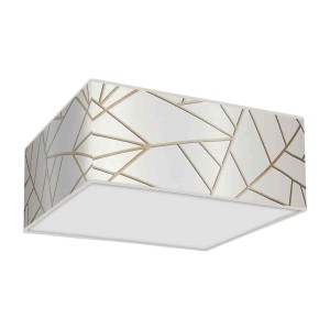 Lampa sufitowa Ziggy 3xE27 Biały/Złoty I MLP7564