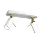 Lampa sufitowa Preston 2x mini GU10 Złoty/Biały I MLP7631