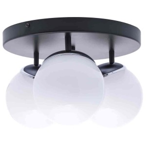 Lampa sufitowa SFERA BLACK/CHROME 3xE14 I MLP8874