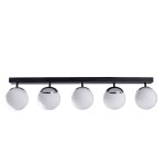 Lampa sufitowa SFERA BLACK/CHROME 5xE14 I MLP8875