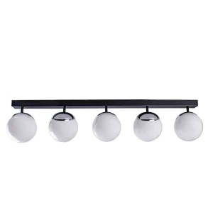 Lampa sufitowa SFERA BLACK/CHROME 5xE14 I MLP8875