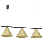 Lampa wisząca CAPITAL CZARNY-ZŁOTY 3XGX53 I MLP0937