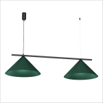 Lampa wisząca CAPITAL BLACK/GREEN 2XGX53 I MLP1529