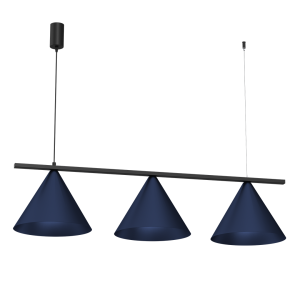 Lampa wisząca CAPITAL BLACK/NAVY BLUE 3XGX53 I MLP1532