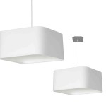Lampa wisząca Napoli Biały / Chrom 1xE27 I ML6362
