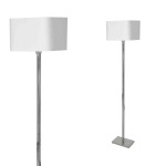 Lampa stojąca Napoli 1xE27 Biały / Chrom I ML6364