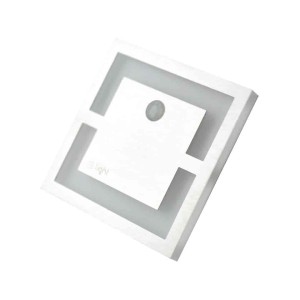 Oprawa schodowa QUADRO Barwa Ciepła 3000K 12V z czujnikiem ruchu I EKS1009