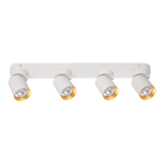 Lampa Sufitowa Andy 4xGU10 Biały + Złoty I ML9938