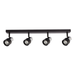 Lampa Sufitowa Cino 4xGU10 Czarny + Chrom I ML9951