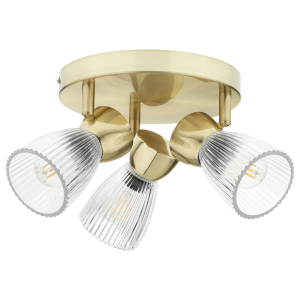 Lampa sufitowa BEST GOLD 3xE14 (round) I ML9977