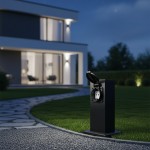 Słupek Ogrodowy Electric 20cm 2 Gniazda Schuko 16A I EKO0431