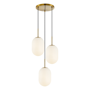 Lampa wisząca ALIAS GOLD 3xE14 koło I ML0315
