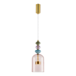 Lampa wisząca ARTE 12W LED śr. 16cm mosiądz I ML0357