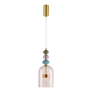 Lampa wisząca ARTE 12W LED śr. 16cm mosiądz I ML0357
