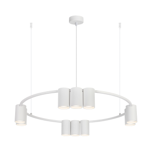 Lampa wisząca (koło) Genesis 10xGU10 Biały I ML0374