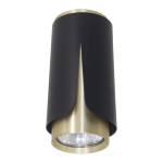 Flower Czarny Złoty Downlight 1xGU10 I ML0262