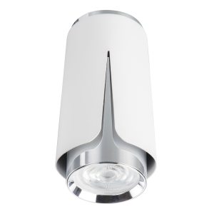 Flower Chrom Biały Downlight 1xGU10 I ML0270