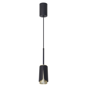 Flower Czarny Złoty Lampa Wisząca 1xGU10 I ML0267