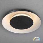 Lampa sufitowa Piattino 15W LED CCT Czarny I ML2939