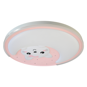 Plafon MOONCAT PINK 34W LED I ML1059