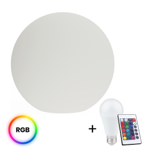 Kula Ogrodowa Globo Fi300 + Żarówka RGB A60 10W + Pilot I EKO1365
