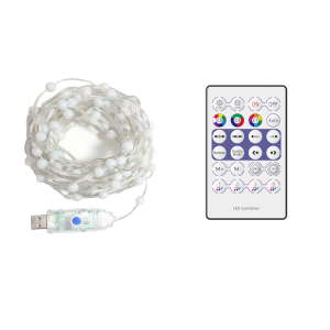 Girlanda Wizard Kulka 5m 100LED RGB I EK1389