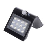 Kinkiet Solarny Butterfly 1,5W Czarny I EKO3867