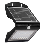Kinkiet Solarny Butterfly 3,2W Czarny I EKO3874