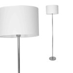 Lampa stojąca Casino 1xE27 Biały / Chrom I ML6376