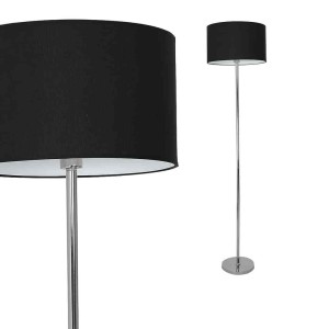 Lampa stojąca CASINO BLACK/CHROME 1xE27 I ML6382