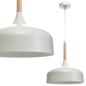 Lampa wisząca Taylor Biały 1xE27 60W I MLP6217
