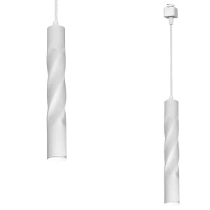Track Light Pendant Twisted Biały 3W LED I ML6509