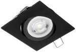 Oczko sufitowe kwadratowe ruchome IP20 Black I EKZ329