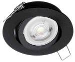 Oczko sufitowe okrągłe ruchome IP20 Black I EKZ343
