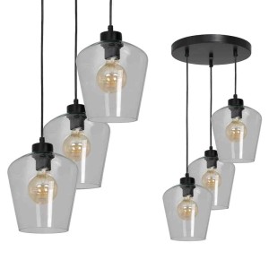 Lampa wisząca SANTIAGO CLEAR 3xE27 I MLP6611
