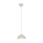 Lampa wisząca Lisa Biały 1xE27 18cm I ML6138