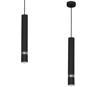 Lampa wisząca JOKER BLACK/CHROME 1xGU10 I MLP1413