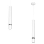 Lampa wisząca Joker Biały / Chrom 1xGU10 I MLP1347