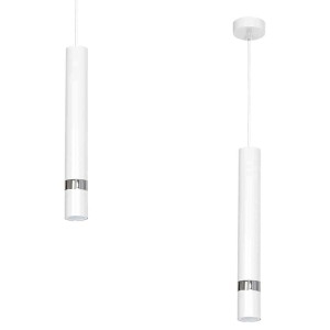 Lampa wisząca Joker Biały / Chrom 1xGU10 I MLP1347