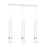 Lampa wisząca Joker 3xGU10 Biały/Złoty I MLP6082