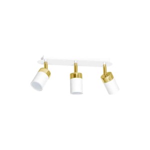 Lampa sufitowa Joker 3xGU10 Biały/Złoty I MLP6130