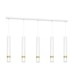 Lampa wisząca Joker 5xGU10 Biały/Złoty I MLP6122