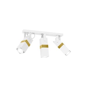 Lampa sufitowa Vidar 3xGU10 Biały/Złoty I MLP6274