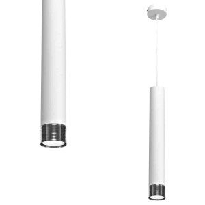 Lampa wisząca Dani Biały / Chrom 1xGU10 I MLP6227