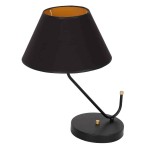 Lampa stołowa VICTORIA BLACK 1xE27 I MLP4914