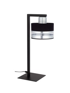 Lampka abażur czarno-złoty PRO 50235