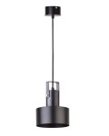 Lampa wisząca metalowa czarna RIF PLUS 1 31192